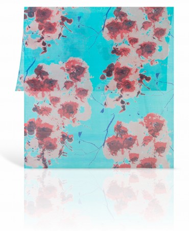 Палантин Женский SN-FL.ABSTRACT/BLUE.DULL